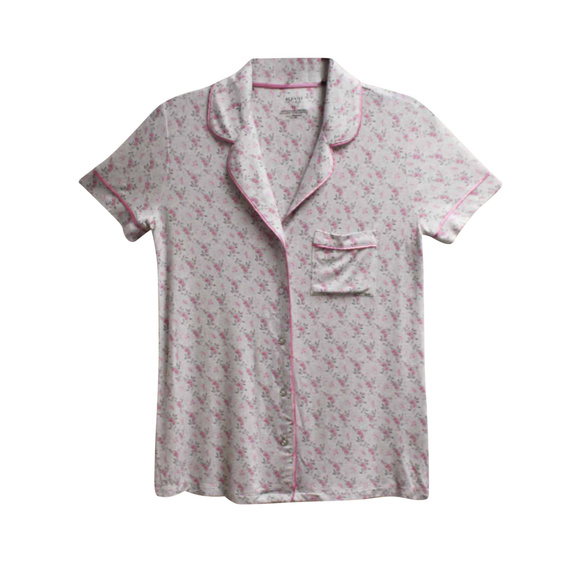 NWT Alfani Floral Knit 2 PC Pajama Set - Picture 2 of 4